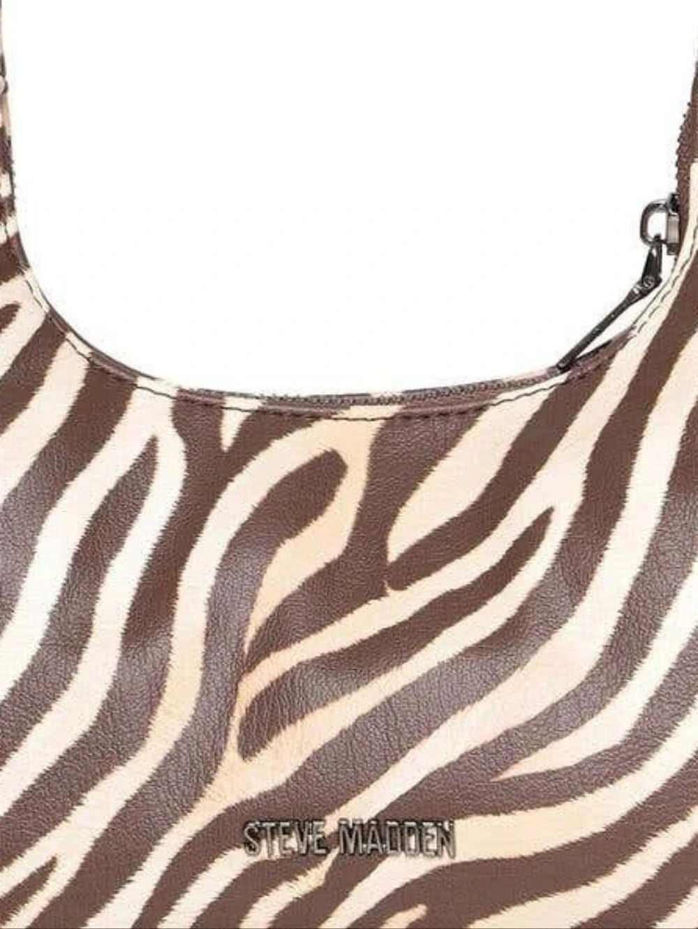 Steve Madden Zebra Print Shoulder Handbag